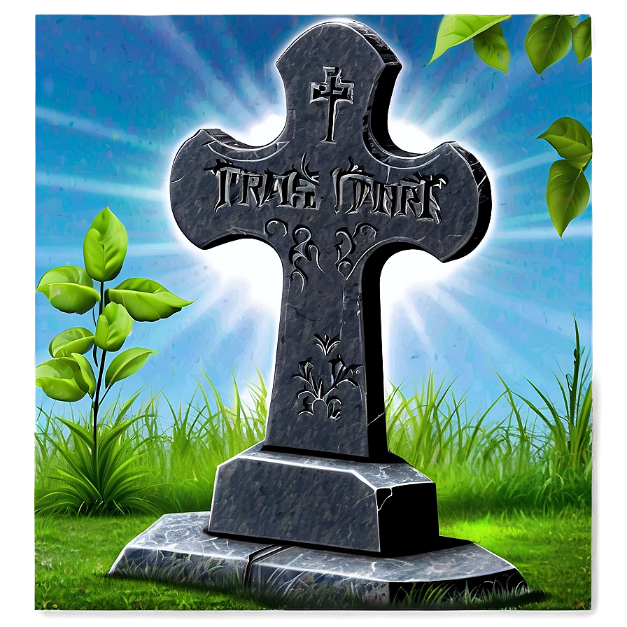 Tombstone With Cross Png 37