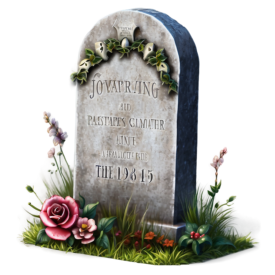 Tombstone With Ribbon Png 53