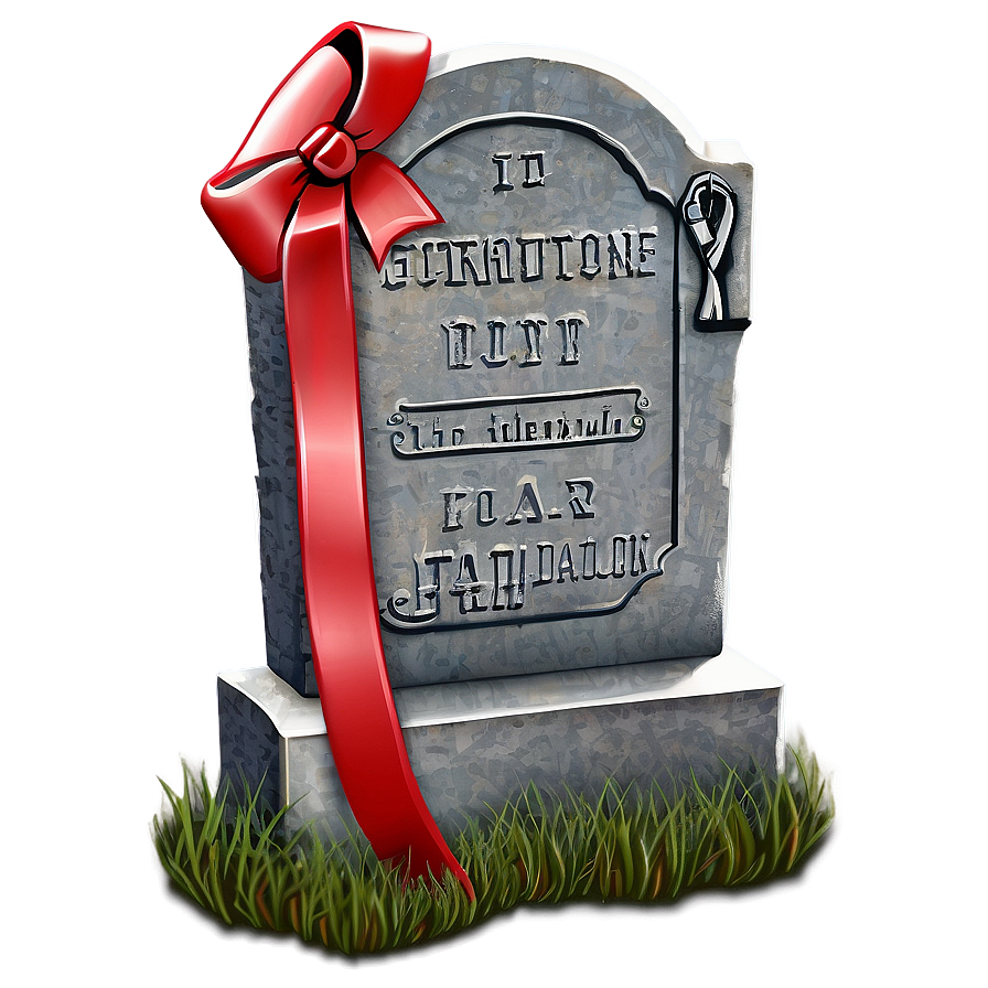 Tombstone With Ribbon Png Yyi62