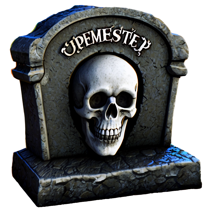 Tombstone With Skull Png 76