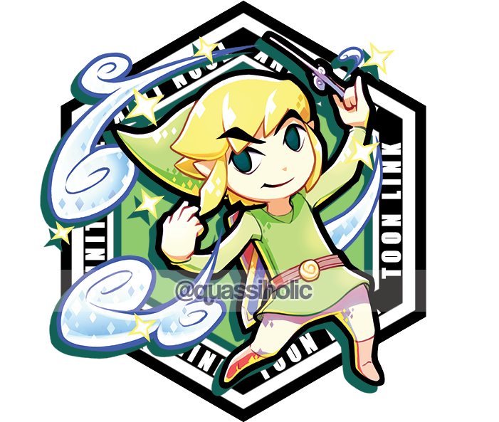 Toon Link Stylized Artwork