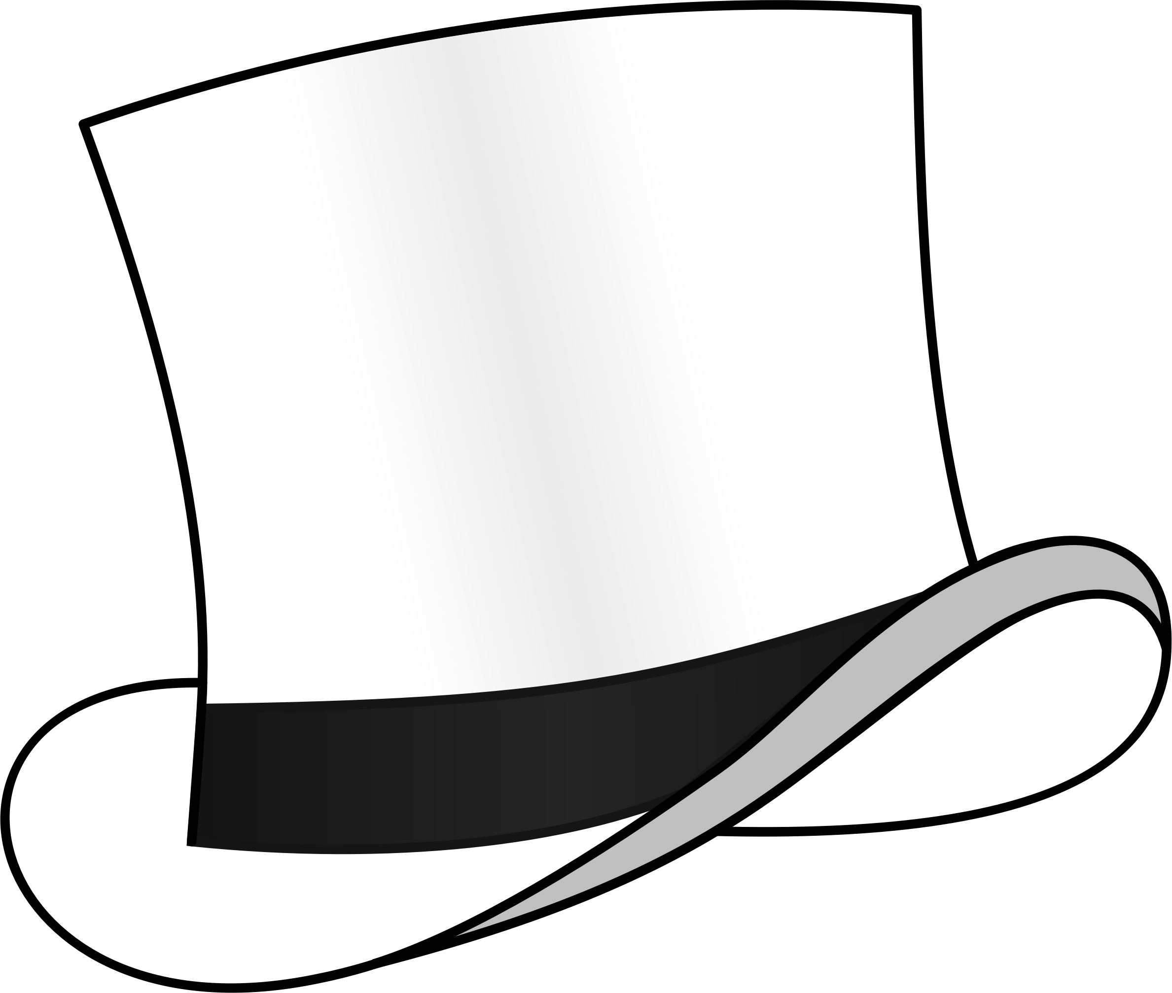 Top Hat Cartoon Graphic