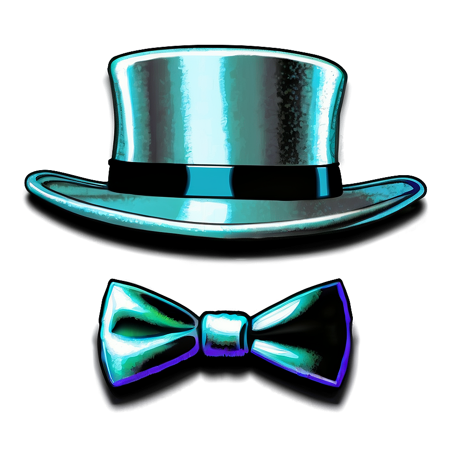 Top Hat With Bow Tie Png 31