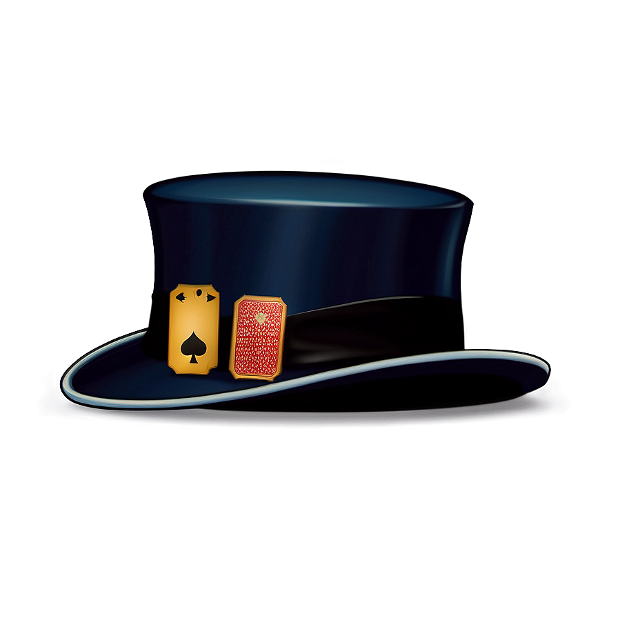 Top Hat With Cards Png (for Magician Themes Again) 05042024