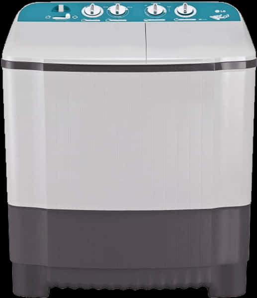 Top Loading Washing Machine Whiteand Gray