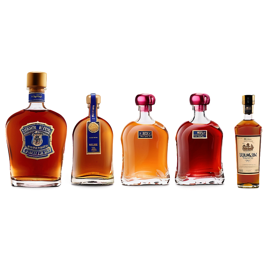 Top Shelf Liquor Bottles Png 06132024