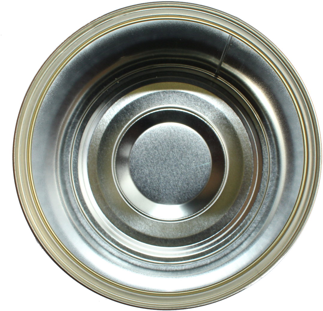 Top View Sealed Tin Can