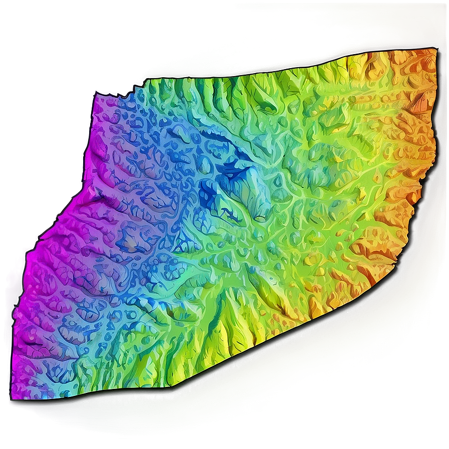 Topographic Map Png Ttg71