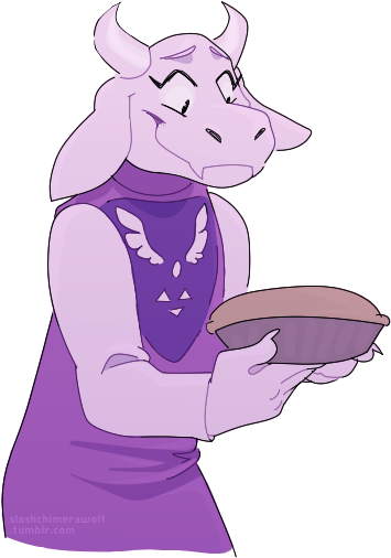 Toriel_ Holding_ Pie_ Animation_ Character