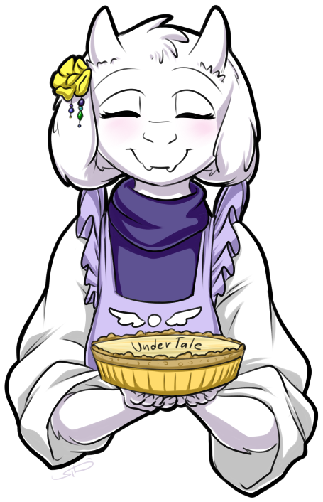 Toriel Holding Pie Undertale