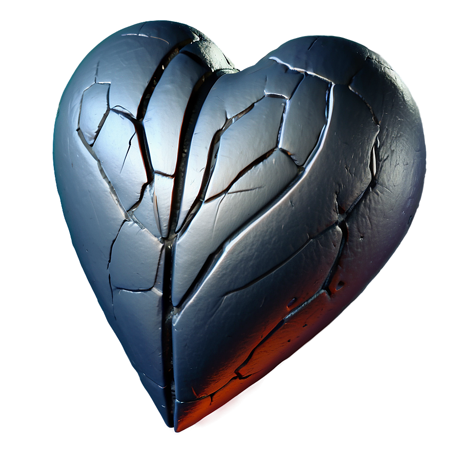 Torn Heart Emoji Png Hii