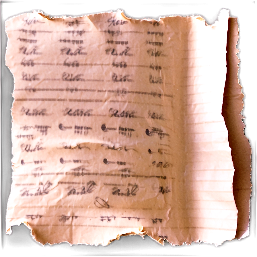 Torn Note Paper Png 38