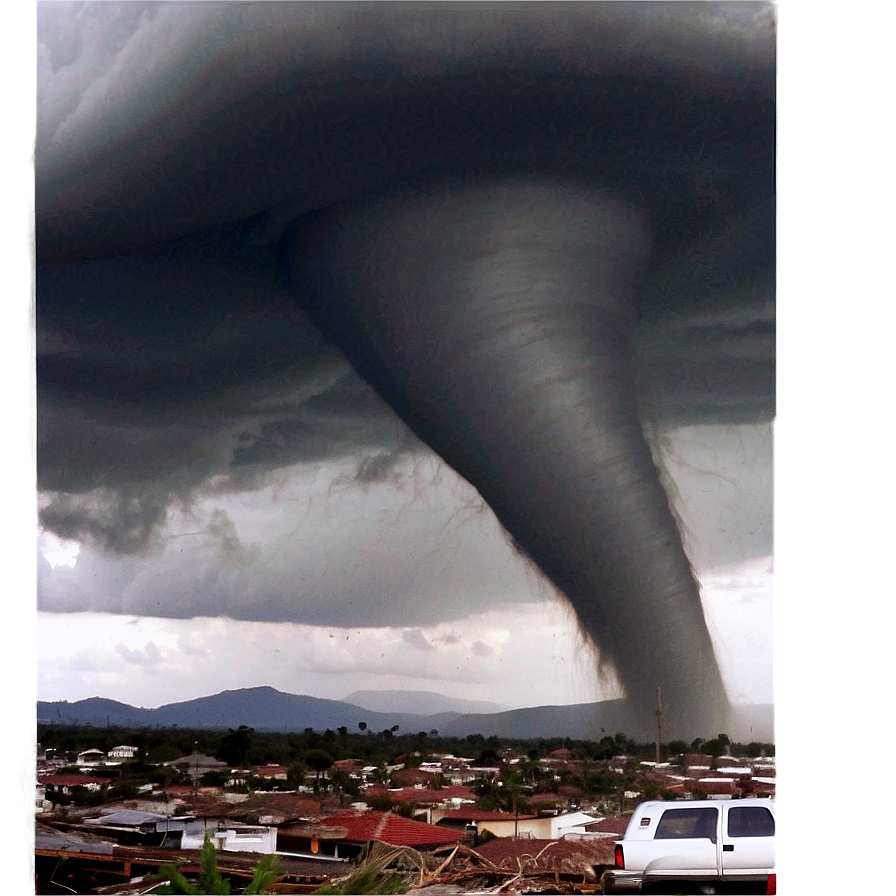 Tornado Hit City Png Agm2