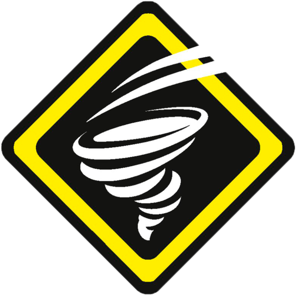 Tornado Warning Sign Graphic