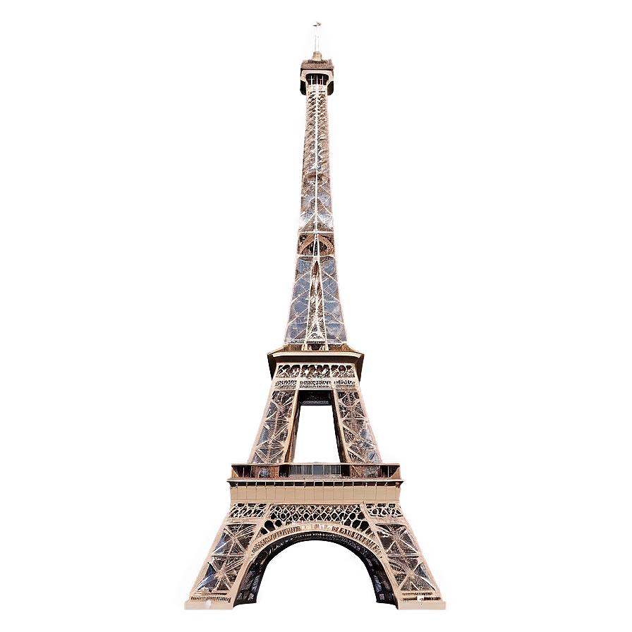 Torre Eiffel Clear Day View Png Mdg74