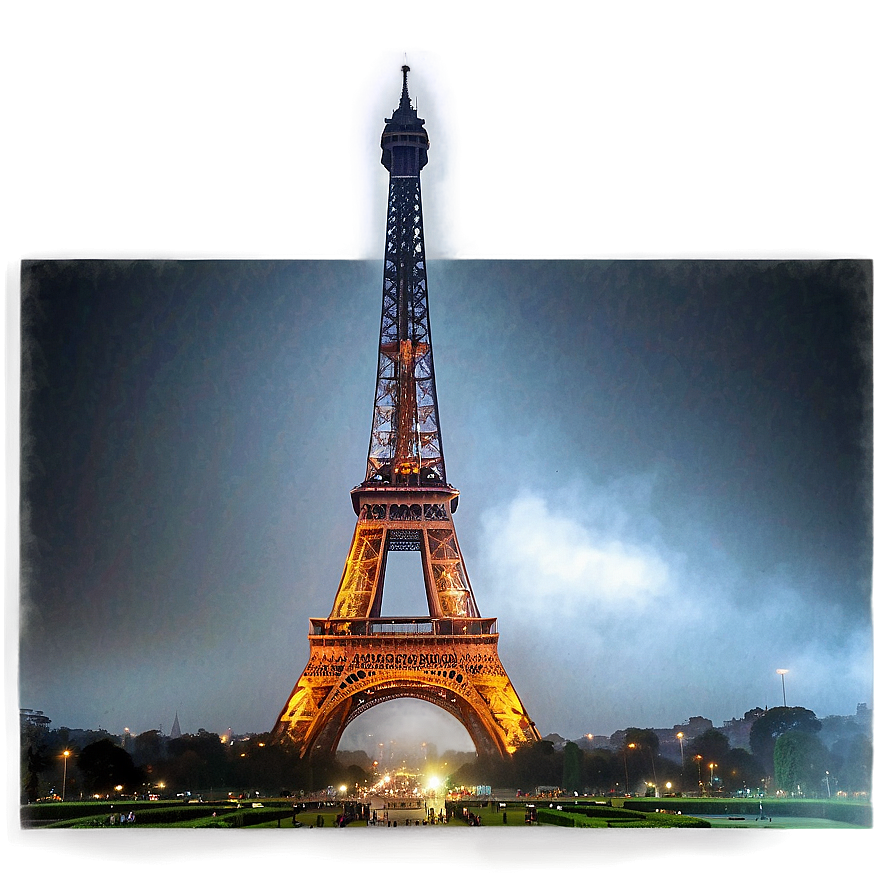 Torre Eiffel In The Fog Png Rhm