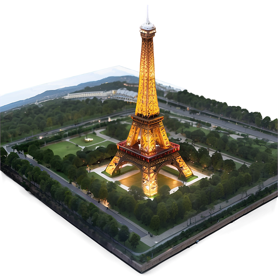 Torre Eiffel Sunset View Png 98