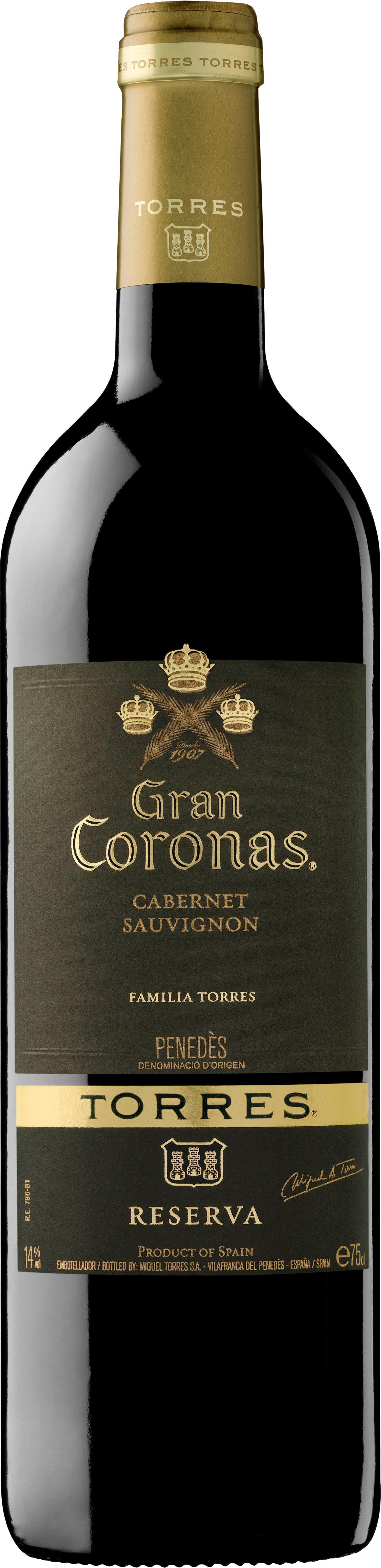 Torres Gran Coronas Cabernet Sauvignon Bottle