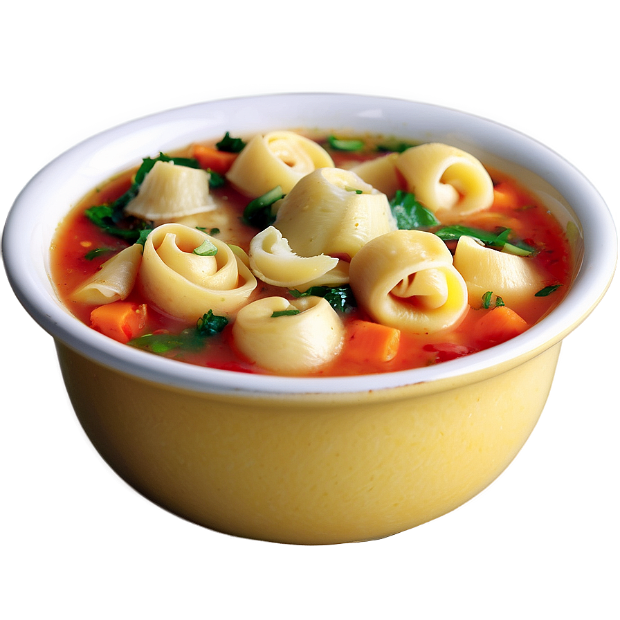 Tortellini Soup Pasta Png Qol51