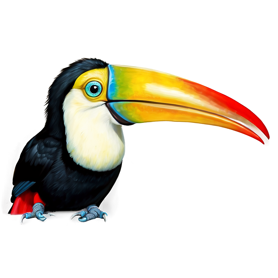 Toucan With Open Beak Png Jre