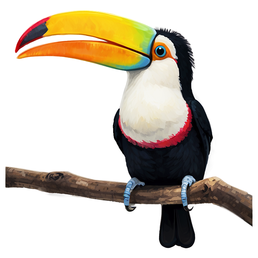 Toucan With Vibrant Plumage Png 06112024