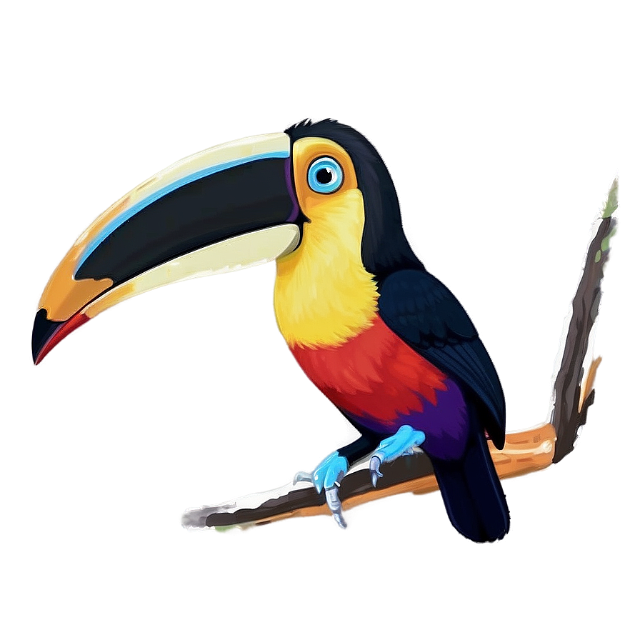 Toucan With Vibrant Plumage Png 06112024