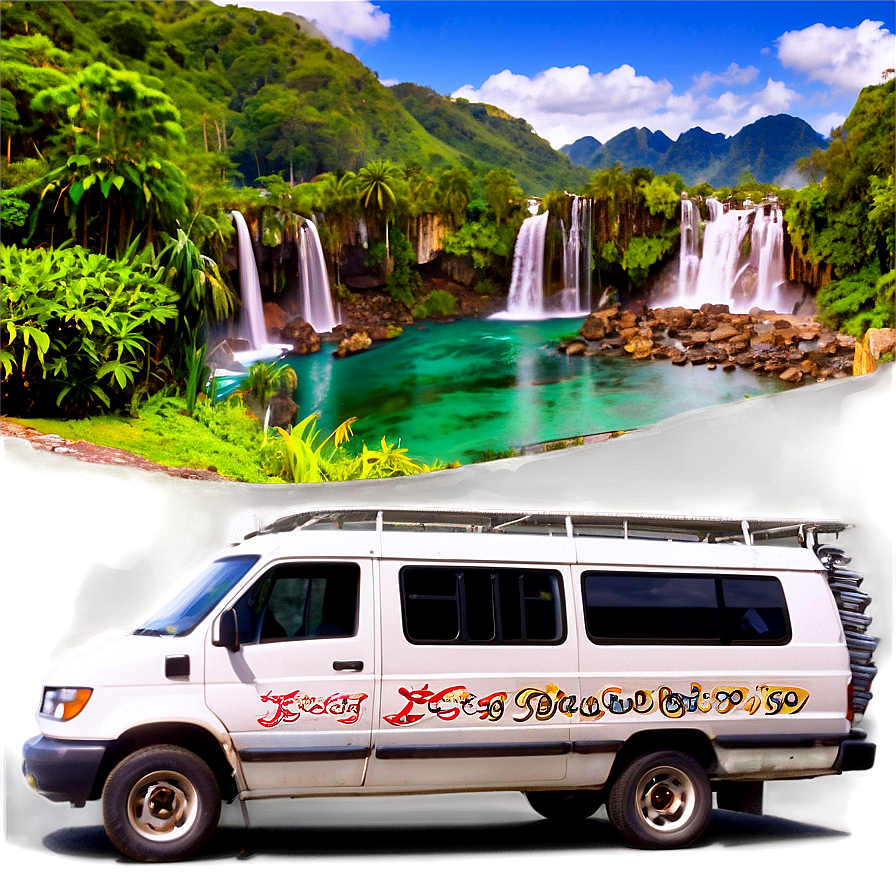 Tourist Sightseeing Van Png Vpv