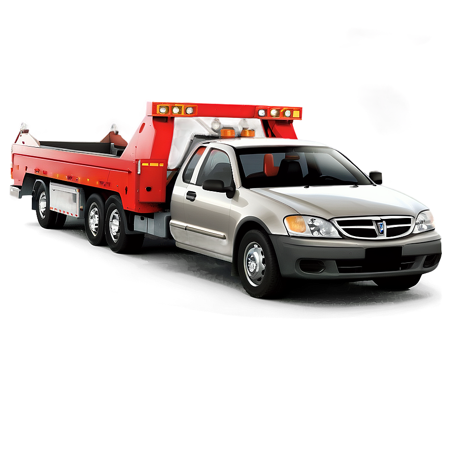 Tow Truck With Car Png 06122024