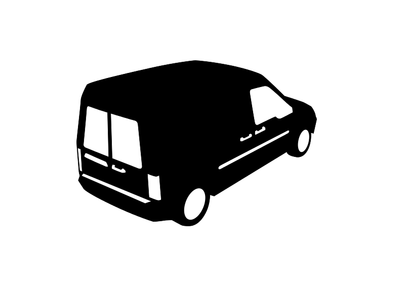 Towing Truck Silhouette