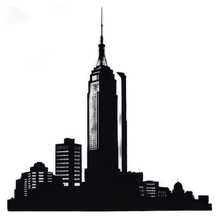 Town Skyline Silhouette Png Yrb