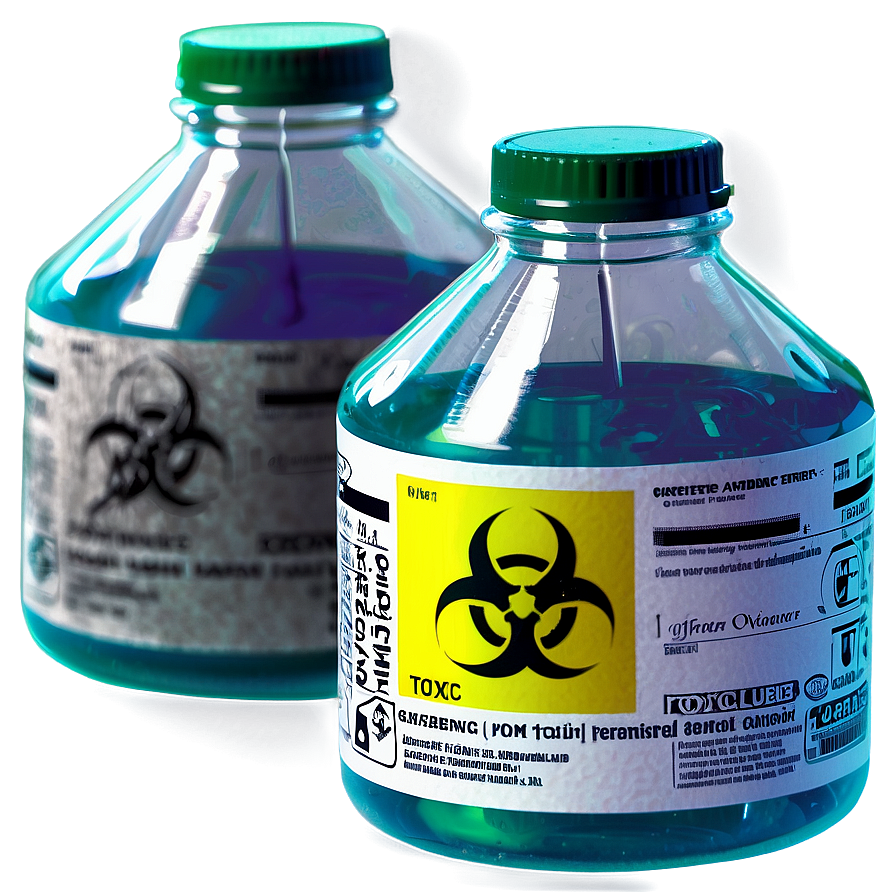 Toxic Chemicals Bottle Png 06202024