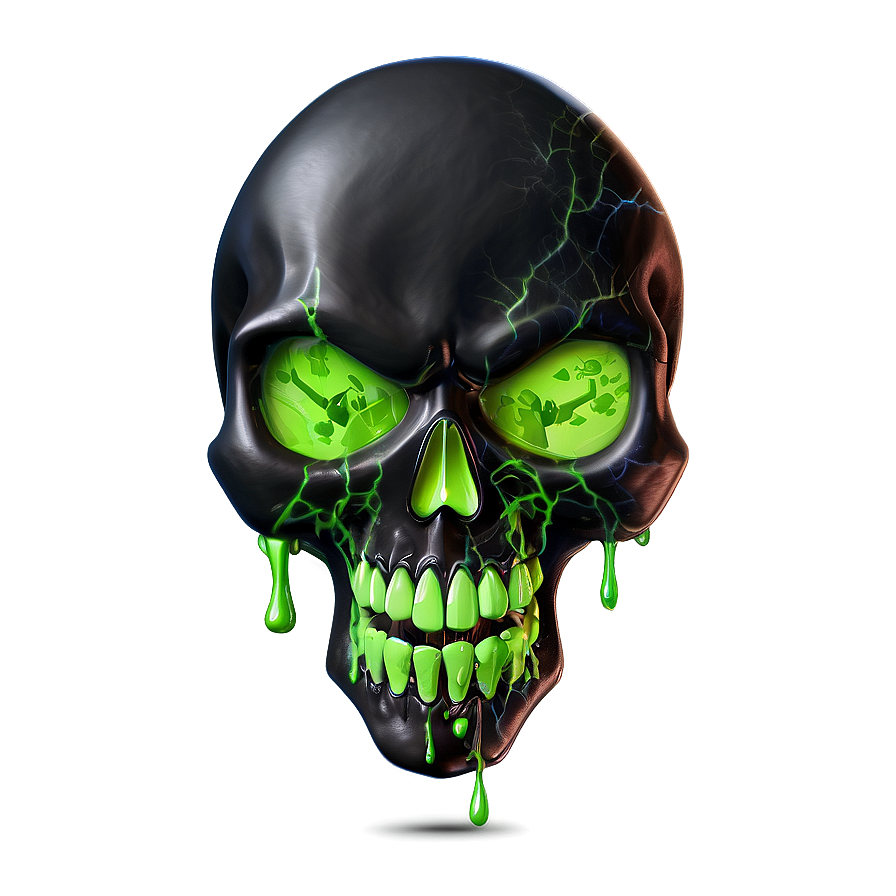 Toxic Skull Logo Png D