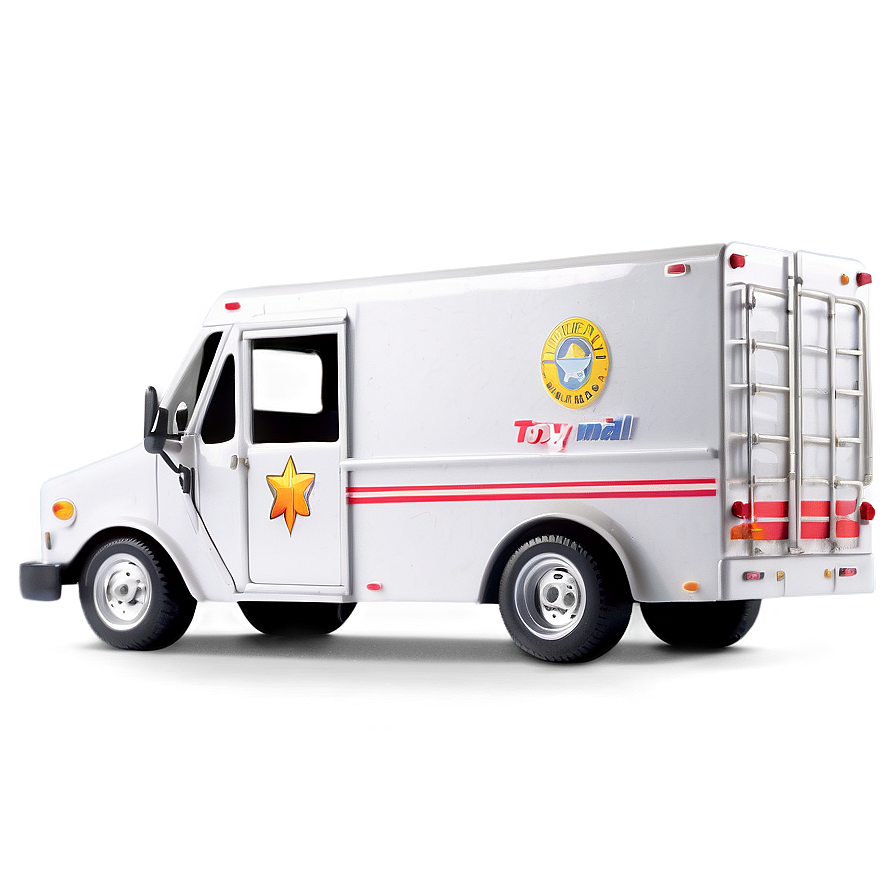 Toy Mail Truck Model Png Pfg