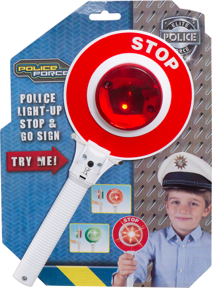 Toy Stop Go Sign Packaging