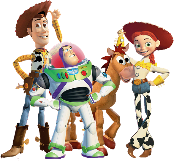 Toy Story Characters Group Pose