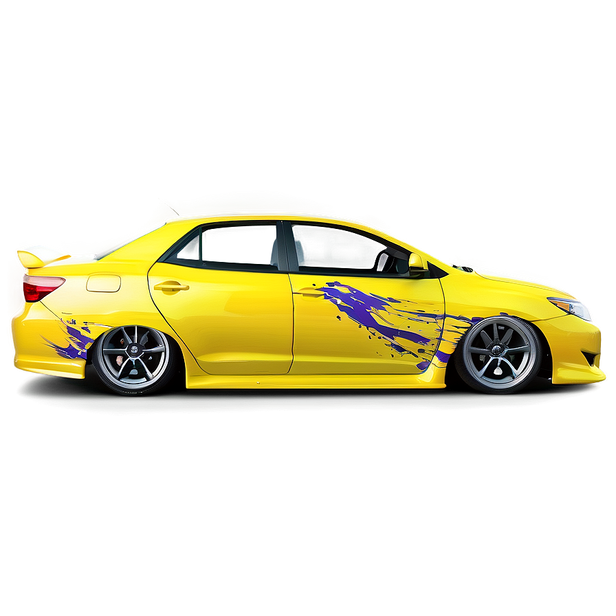 Toyota Corolla Custom Paint Job Png 38