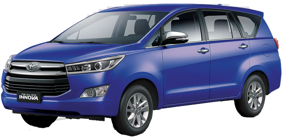 Toyota Innova Blue M P V Side View