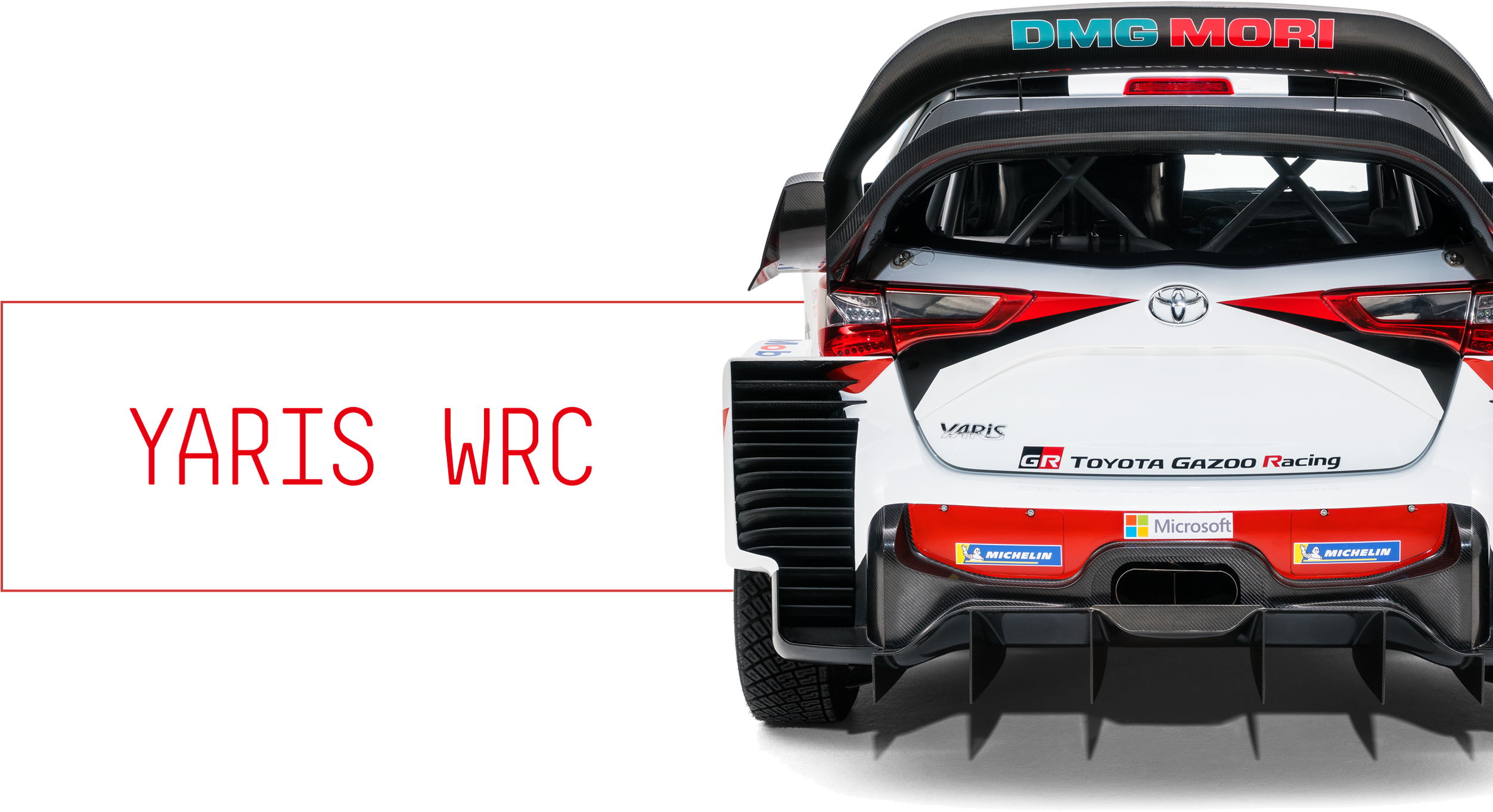 Toyota Yaris W R C Rally Car Rear View