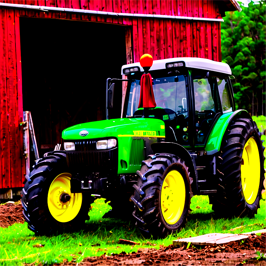 Tractor In Barn Png Dhg14