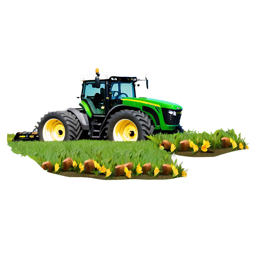 Tractor In Field Png 05242024