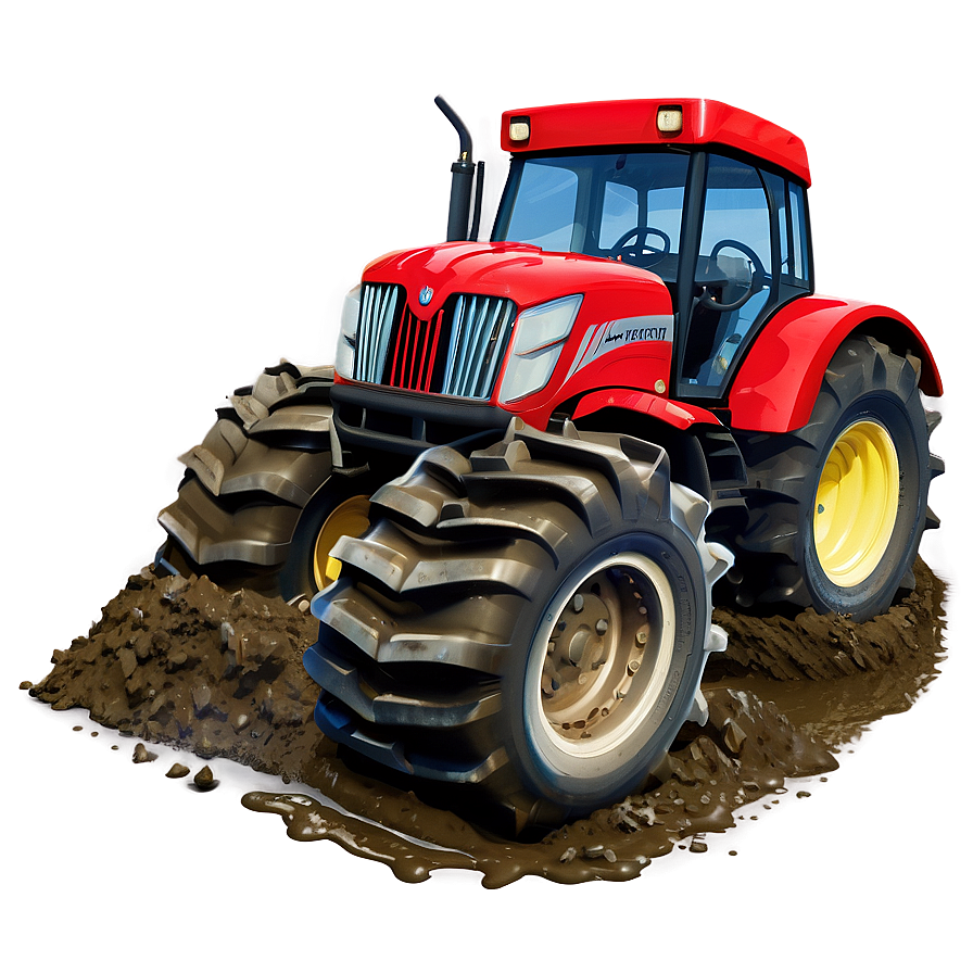 Tractor In Mud Png 05242024