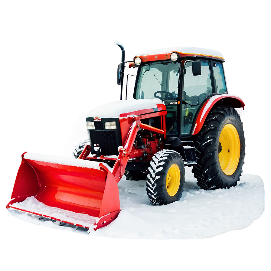 Tractor In Snow Png 05242024