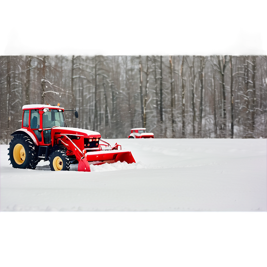 Tractor In Snow Png 30