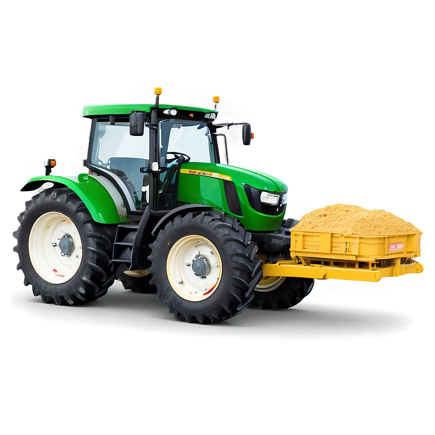 Tractor With Fertilizer Spreader Png Brd