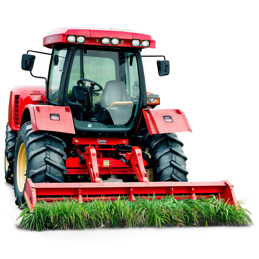 Tractor With Harvester Png Rwp