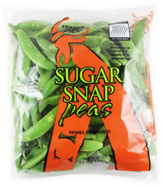 Trader Joes Sugar Snap Peas Package