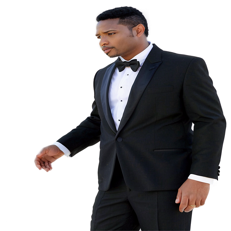 Traditional Black Tie Tuxedo Png 05242024