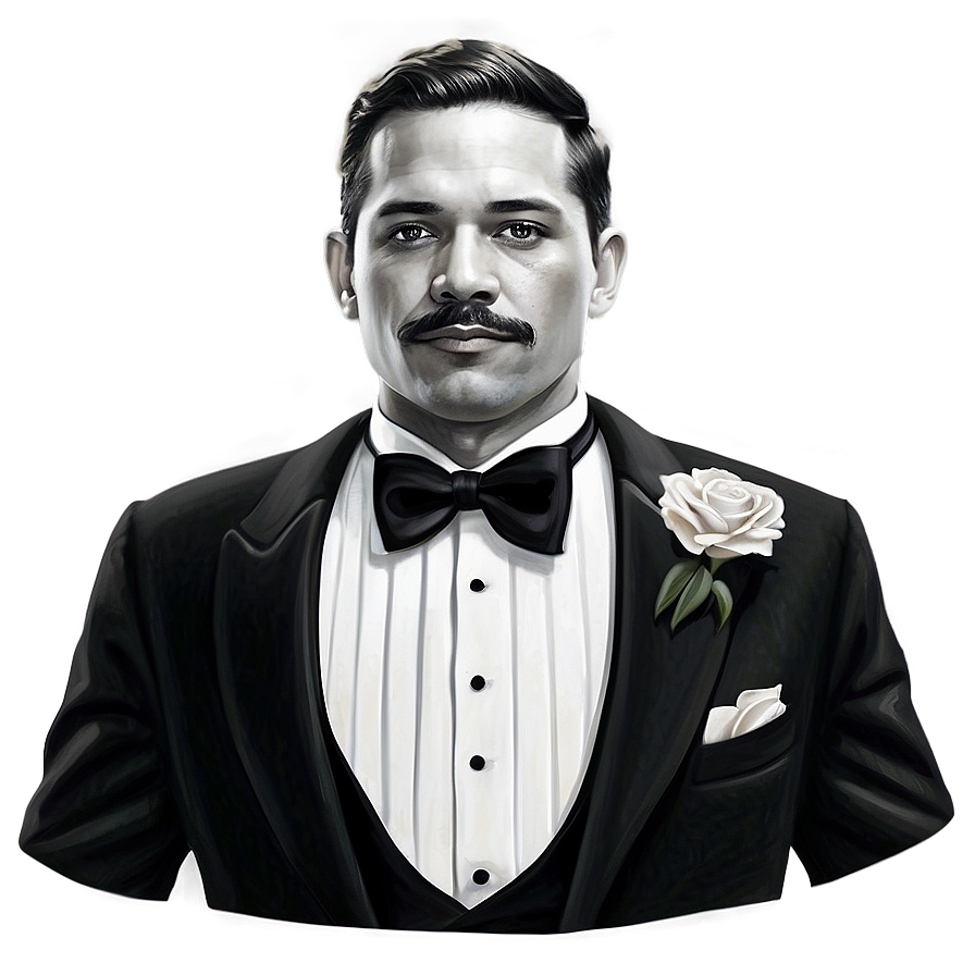 Traditional Black Tie Tuxedo Png 94