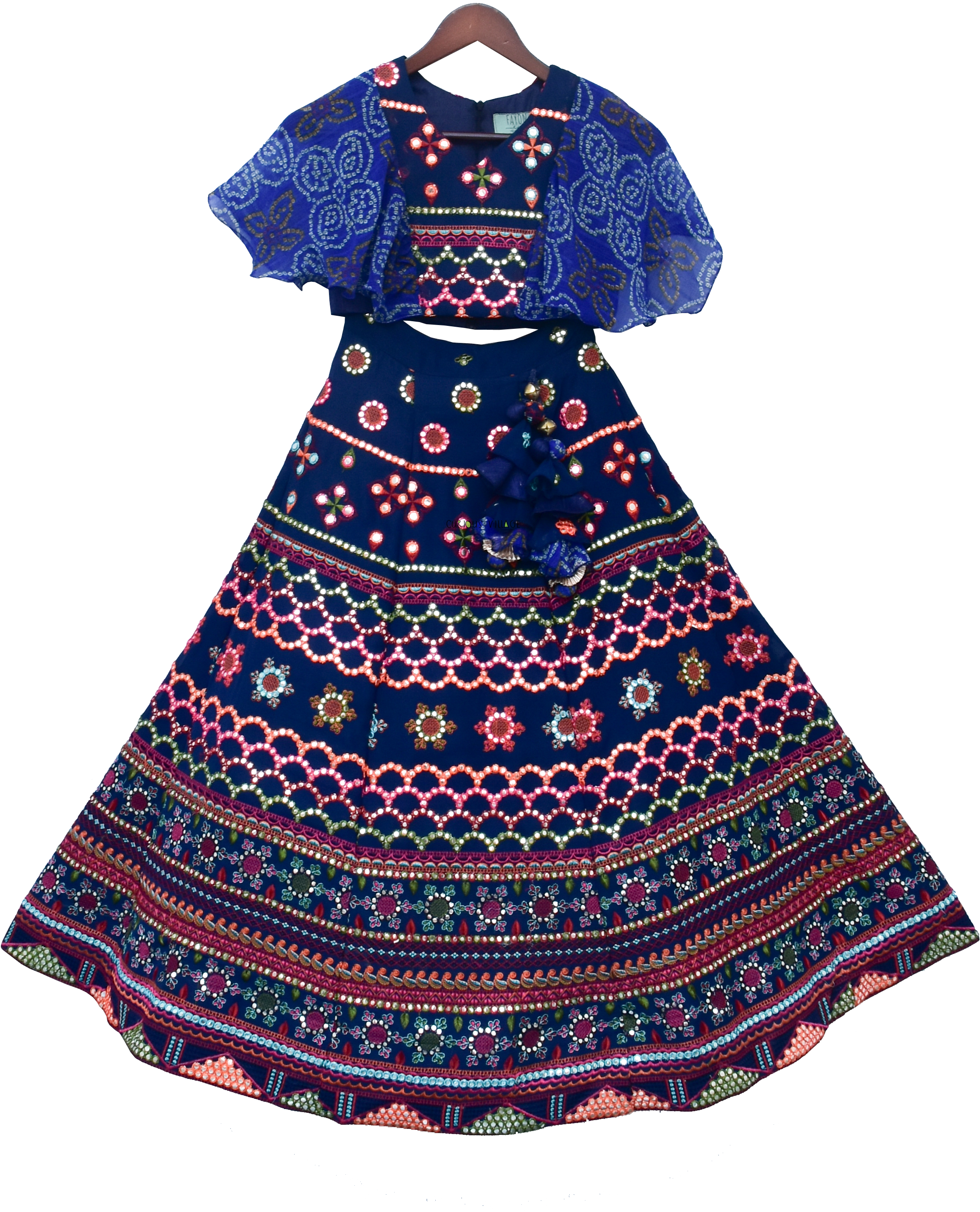 Traditional Blue Lehenga Choli Design