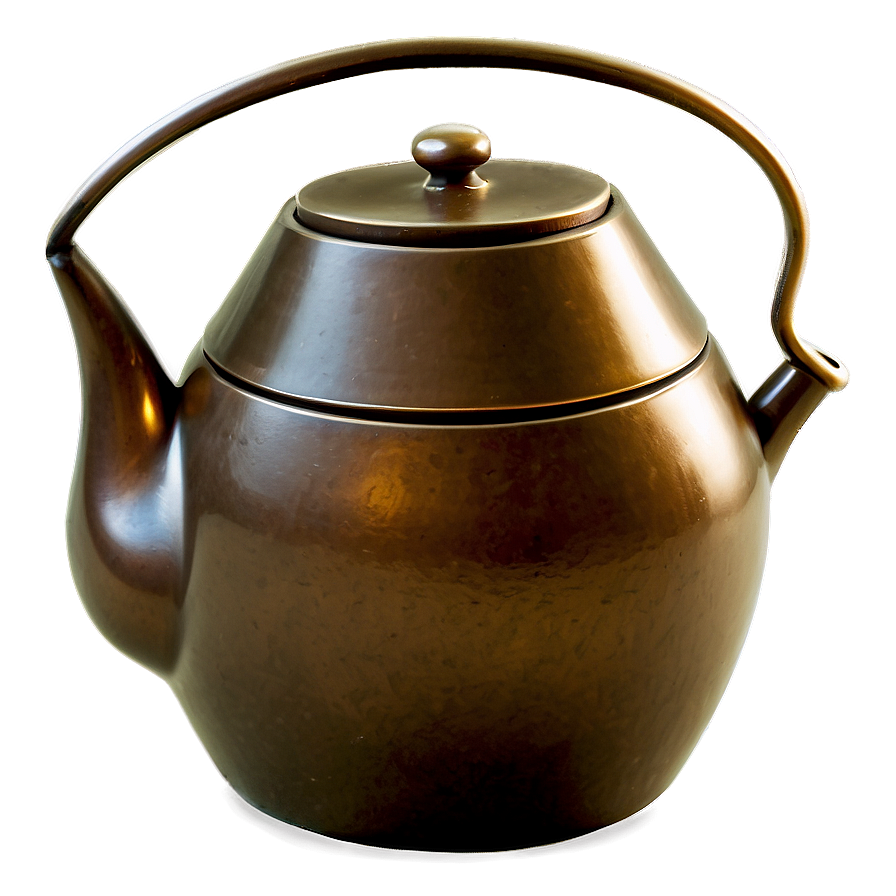 Traditional Bronze Teapot Png 06252024